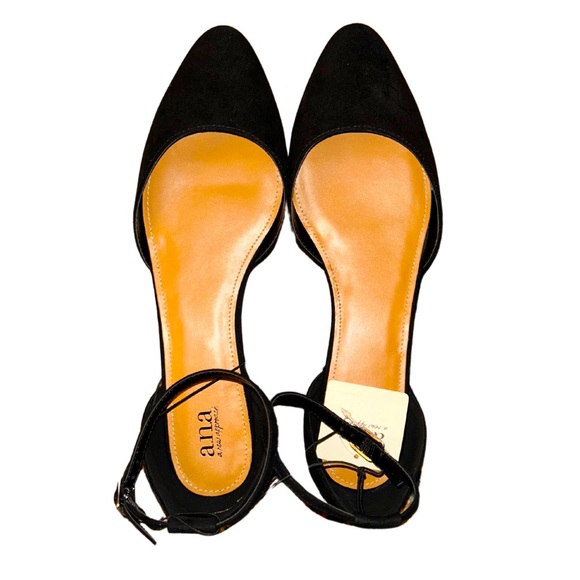 a.n.a Shoes - NWT a.n.a Womens Darell Pointed Toe Ballet Flats Size 11 New in Box Faux Leather